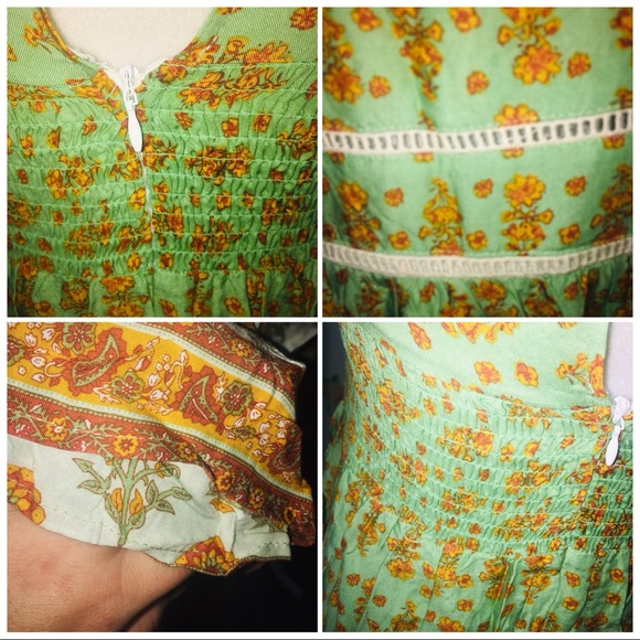 • HP•LAST 1•Boho Flare Sleeve Autumn Dress • - Picture 7 of 8